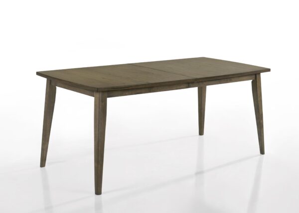 Bistro - Wide Vintage Contemporary Rectangle Dining Table - Walnut