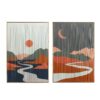 Rectangular Tassel Print Wall Art, Home Decor For Living Room Bedroom Office Hallway - Multicolor - Image 2