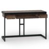 Erina - Small Desk - Rustic Natural Aged Brown - Image 3
