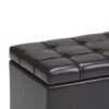 Sienna - Storage Ottoman Bench - Tanners Brown - Image 7