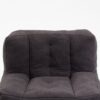 Fluffy Bean Bag Chair, Comfortable Bean Bag For Adults And Children, Super Soft Lazy Sofa Chair With Memory Foam And Ottoman, Indoor Modern Focus Bean Bag Chair For Living Room, Bedroom, Apartment - Black - Image 22