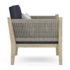 Cayman - Outdoor Conversation Chair - Slate Gray - Image 4
