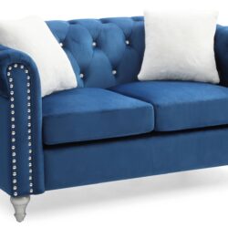 Chic Loveseat - Navy Blue