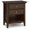 Amherst - Bedside Table - Russet Brown - Image 2