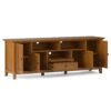 Amherst - Wide TV Media Stand - Light Golden Brown - Image 2