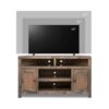 Joshua Creek - Corner TV Stand For TVs Up To - Barnwood - Image 9