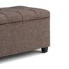 Sienna - Storage Ottoman Bench - Fawn Brown - Image 5