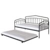 Fox - Twin Daybed With Twin Trundle - Black - Image 12