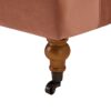 Alana Lawson - Three Cushion Tightback Sofa - Peach Orange - Image 8