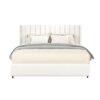 Anda - Queen Boucle Upholstered Platform Bed With Patented 4 Drawers Storage - Ivory - Image 3