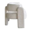 Boucle Upholstery Modern Sofa For Living Room - Beige - Image 9