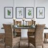 Botanical And Fern Wall Art, Wall Decor For Living Room Dining Room Entryway (Set of 4) - White / Black - Image 4