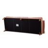Alana Lawson - Three Cushion Tightback Sofa - Peach Orange - Image 6
