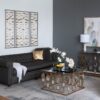 Metal Decorative Wall Art With Frame, Wall Decor For Living Room (Set of 3) - Gold - Image 4