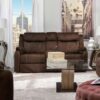 Sonet - Domino Reclining Chairs - Coffee - Image 8
