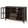 Artisan - Tall TV Media Stand - Tobacco Brown - Image 3