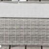 Luxury Outdoor Patio Sofa Set With Cushions All Weather Wicker Furniture For Garden, Backyard, Or Poolside Lounge Durable, Modern Design - Gray - Image 3