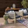 Cayman - Outdoor Conversation Chair - Slate Gray - Image 9