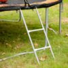 14Ft Powder-Coated Advanced Trampoline With Basketball Hoop Inflator And Ladder (Outer Safety Enclosure) - Orange - Image 16