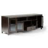 Cosmopolitan - Wide TV Media Stand - Mahogany Brown - Image 2