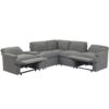 Power Recliner Corner Sofa Home Theater Reclining Sofa Sectional Couches With Storage Box, Cup Holders, USB Ports And Power Socket For Living Room - Dark Gray - Image 17
