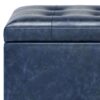 Cosmopolitan - Storage Ottoman - Denim Blue - Image 7