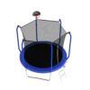 8Ft Trampoline With Basketball Hoop, Astm Approved Reinforced Type Outdoor Trampoline With Enclosure Net - Blue - Image 4