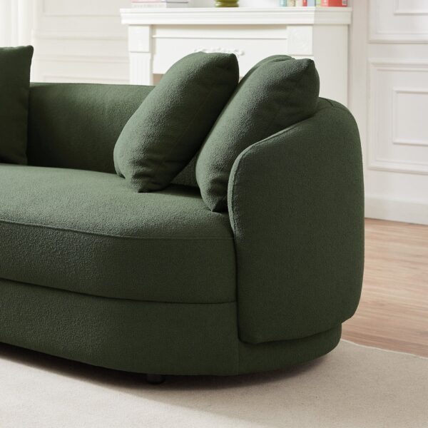 Dylan - Modern French Sofa - Brown / Dark Green