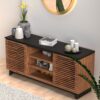 Graceland - TV Stand Console For TVs Up To 70" - Black, Bourbon - Image 11