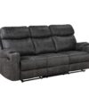 Hirah - Manual Recliner Sofa With Cupholder Function - Dark Gray - Image 2