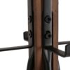Reclaimed Wood And Metal Freestanding Coat Rack With Hooks Use In Bedroom, Living Room - Natural - Image 5