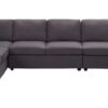 Tifton - Modular Sectional Sofa With Reversible Chaise - Dark Gray - Image 3
