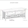 Lev - Low TV Stand - Smoky Brown - Image 10