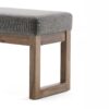 Milltown - Large Ottoman Bench - Gray - Image 3