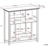Amherst - Multi Cube Bookcase And Storage Unit - Light Golden Brown - Image 2