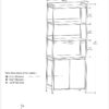 Kelsey - Large Bookshelf With Cabinet - Natural - Image 11