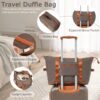 Hardshell Luggage Sets 3 Piece Carry - On Suitcase Double Spinner Wheels With Tsa Lock - Coppery - Image 4
