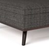 Owen - Square Coffee Table Storage Ottoman - Ebony - Image 5