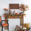 Sitting Gnome With Maple Leaf On Hat, For Holiday Harvest Festival Fall Festival & Thanksgiving Table Decorations (Set of 2) - Orange Multi - Image 12