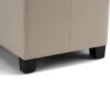 Dover - Storage Ottoman Bench - Satin Cream - Image 8