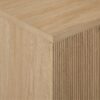 Modern Scandi Fluted Door Storage Console - Coastal Oak - Image 3