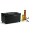 Cosmopolitan - Storage Ottoman - Midnight Black - Image 8