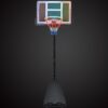 Portable Basketball Hoop Basketball System Adjustable For Youth Adults LED Basketball Hoop Lights, Colorful Lights, Waterproof, Super Bright To Play At Night Outdoors, Good Gift For Kids - Black - Image 17
