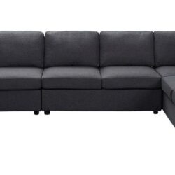 Hayden - Modular Sectional Sofa With Reversible Chaise - Dark Gray
