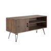 Simple, Modern, Vintage Reclaimed Wood TV Stand Media Table For Living Room - Natural - Image 4