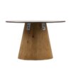 Galvanized Metal And Wood Cake Plates (Set of 2) - Brown - Image 8