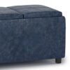 Avalon - Storage Ottoman - Denim Blue - Image 7