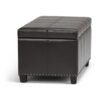 Amelia - Storage Ottoman Bench - Tanners Brown - Image 6
