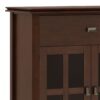Artisan - Large 4 Door Sideboard Buffet - Russet Brown - Image 9