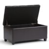 Sienna - Storage Ottoman Bench - Tanners Brown - Image 3